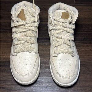 Size 5 (GS) - Jordan 1 Utility High Fleece